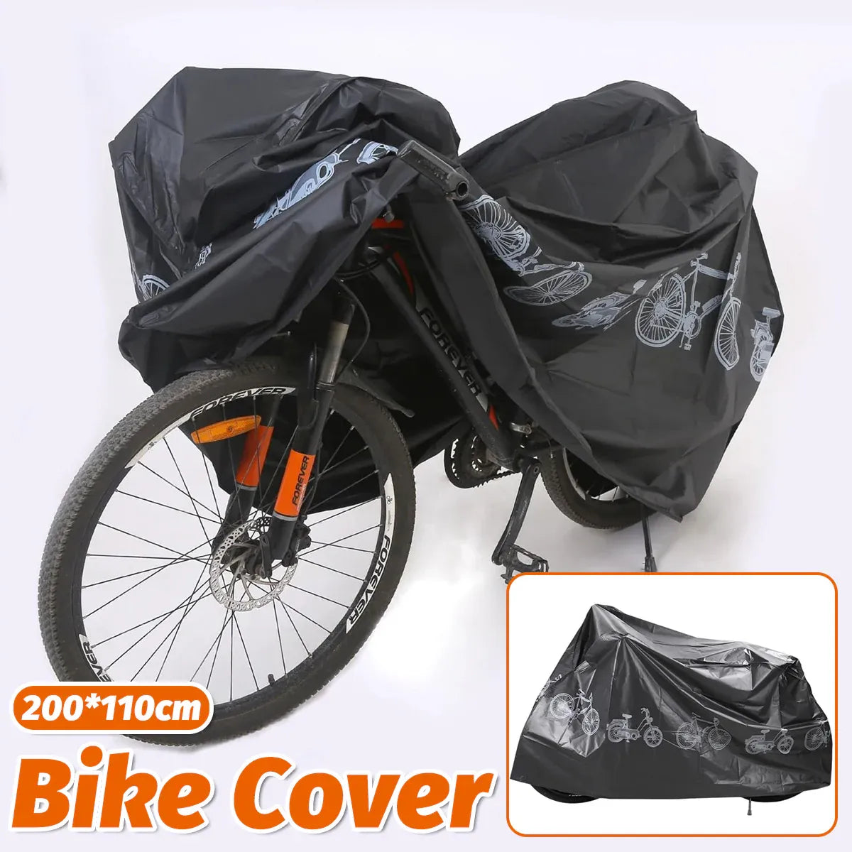Waterproof Rain Dust Bike Bicycle Cycling Outdoor Cover Protector UV Resistant